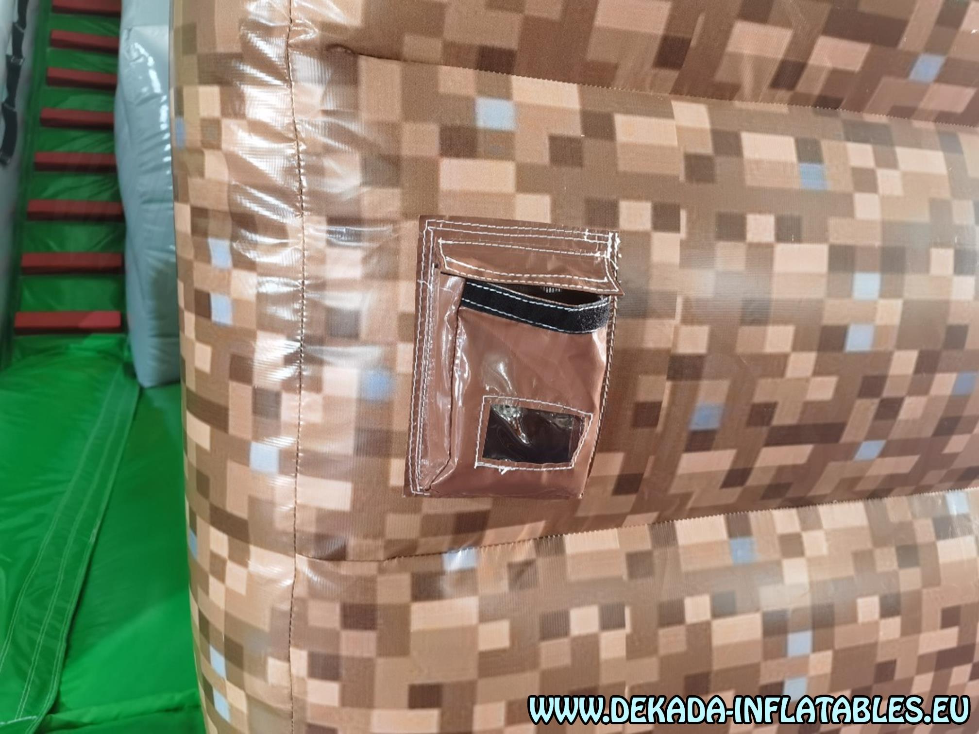 Minecraft tobogan na napuhavanje