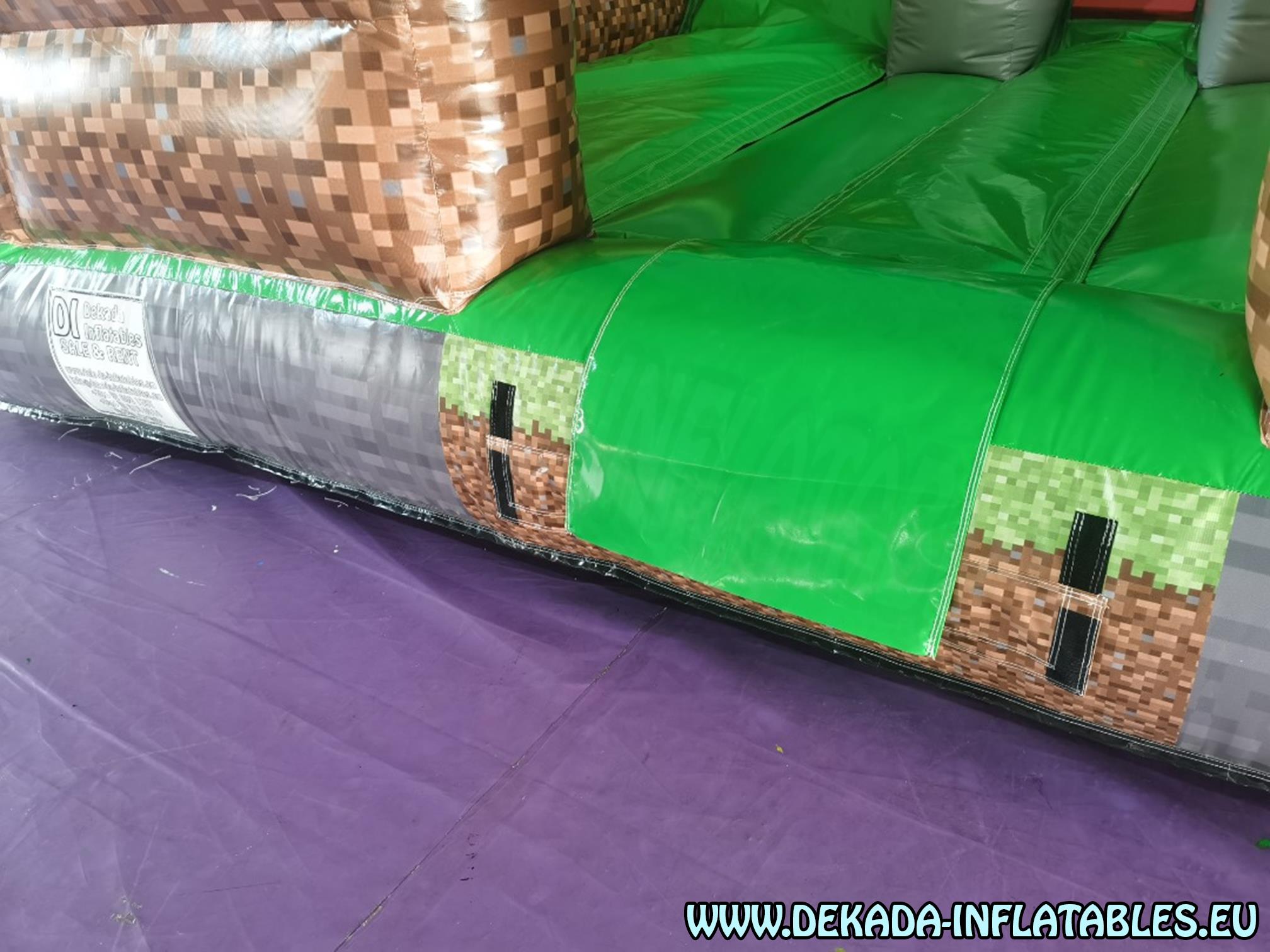 Minecraft tobogan na napuhavanje